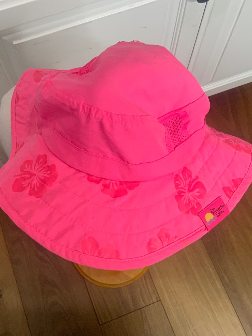 Sun Protection Zone Pink Child Safari Hat